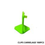 LATIMO Clips carrelage 100 pcs 2mm ART03869