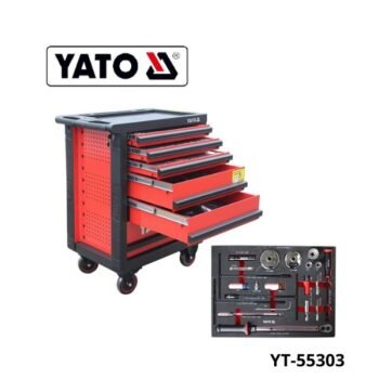 YATO Servante d'atelier 6 tiroirs 217 outils YT-55303
