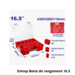 EMTOP Boite de rangement 16.5 EMTB1622