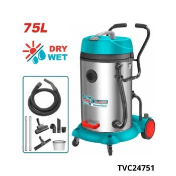 TOTAL Aspirateur 75l 2400w TVC24751