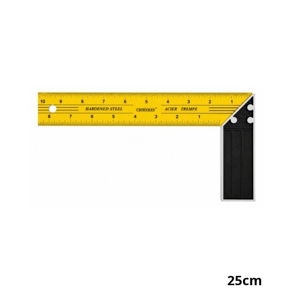 CROWNMAN Equerre de menuisier 250mm 910250 CROWNMAN Equerre de menuisier 250mm 910250