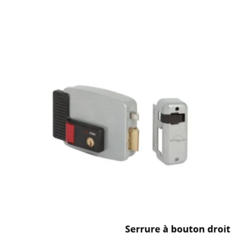 CISA Serrure électrique à bouton droite 1-N7 ART03956