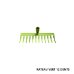 LATIMO Rateau vert 12 dents ART0R55