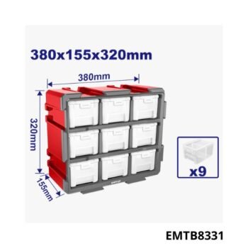EMTOP Casier de rangement 9p EMTB8331