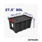 EMTOP Recipient de rangement 80l EMTB3380