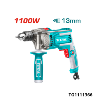 TOTAL Perceuse a percussion 13mm 1100w TG1111366