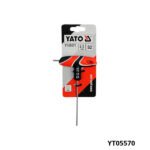 YATO Cle male poignee en t 2mm s2 YT05570