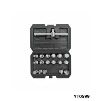 YATO Coffret 18 douilles de vidange 3/8 YT0599