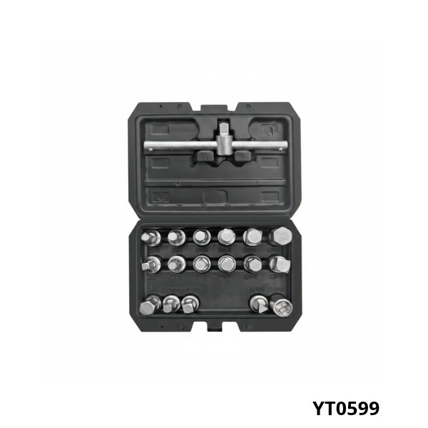 YATO Coffret 18 douilles de vidange 3/8 YT0599 YATO Coffret 18 douilles de vidange 3/8 YT0599