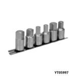 YATO Ensemble de 6 cles a manchon pour bouchon d'huile 3/8 YT05997