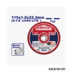 EMTOP Disque a tronconner 115x1mm EACD101151