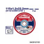 EMTOP Disque a tronconner 115x2mm EACD121151