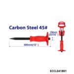 EMTOP Burin de macon pointu 300mm ECCL041801