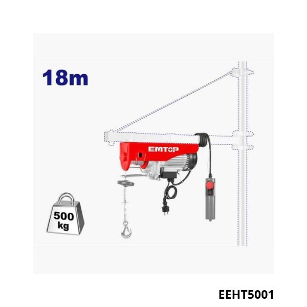 EMTOP Treuil palan électrique EEHT5001 EMTOP Treuil palan électrique EEHT5001
