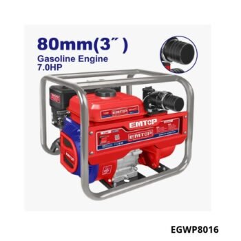 EMTOP Motopompe essence 7CV 3″ 1000l/MIN EGWP8016