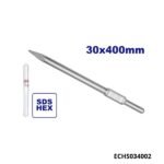 EMTOP Burin hex pointu 30*400mm ECHS034002