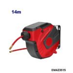 EMTOP Enrouleur de tuyau d&rsquo;air 14m EMAZ3515