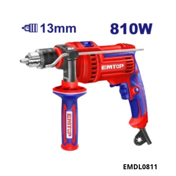EMTOP Perceuse a percussion 810w 13mm EMDL0811 EMTOP Perceuse a percussion 810w 13mm EMDL0811