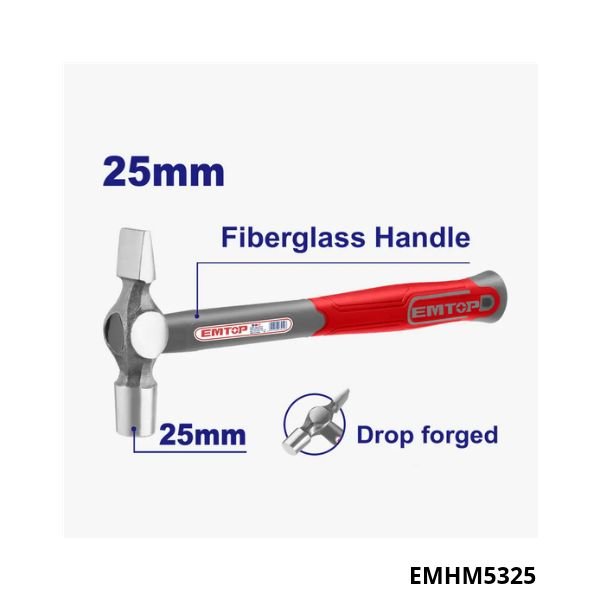 EMTOP Marteau a peigne croise 25mm EMHM5325 EMTOP Marteau a peigne croise 25mm EMHM5325