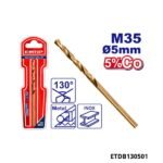 EMTOP Meche acier m35 hss 5mm ETDB130501