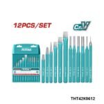 TOTAL Jeu de 12 chasse goupille THT42K0612